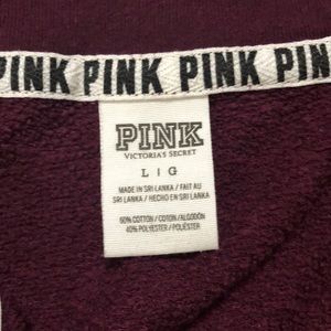PINK Victoria's Secret Sweaters - pink half zip PINK Victoria's Secret Sweaters - pink half zip